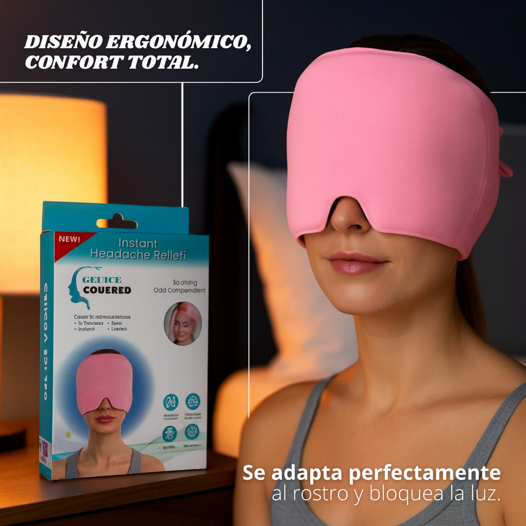 Máscara Térmica para Migraña – Alivio Frío y Caliente en Minutos
