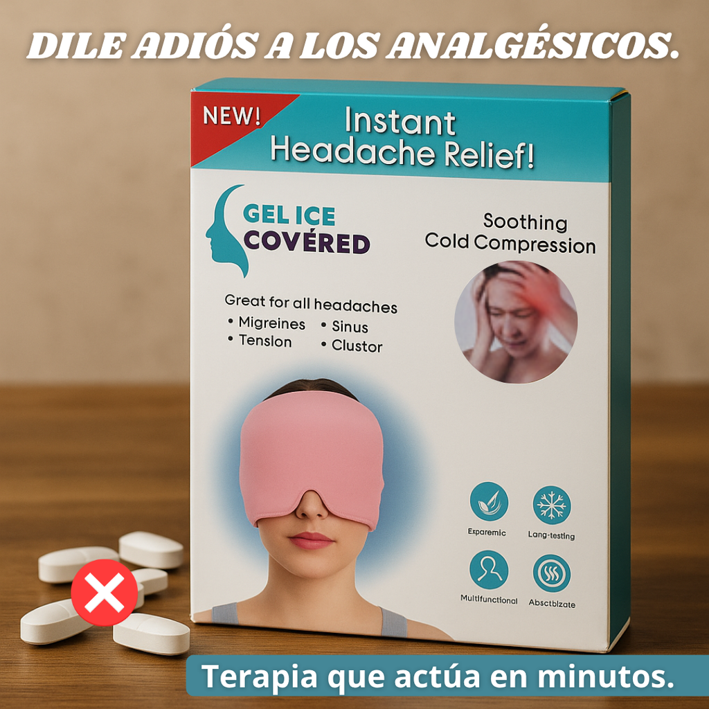 Máscara Térmica para Migraña – Alivio Frío y Caliente en Minutos