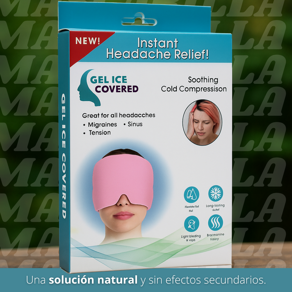 Máscara Térmica para Migraña – Alivio Frío y Caliente en Minutos